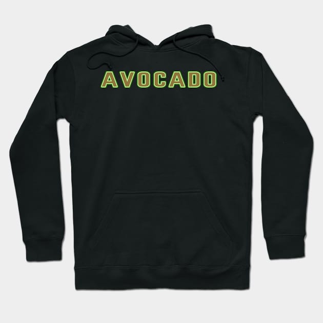 Avacado skin creamy avocados font Hoodie by Captain-Jackson